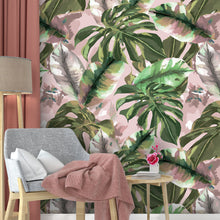 Carregar imagem no visualizador da galeria, Papel de Parede Folhagem Aquarela