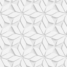 Carregar imagem no visualizador da galeria, Papel de Parede Textura Floral Branca