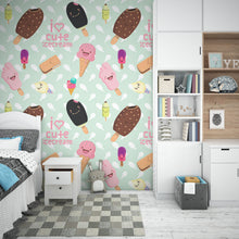Carregar imagem no visualizador da galeria, Papel de Parede I Love Cute Icecream