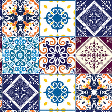 Carregar imagem no visualizador da galeria, Papel de Parede Azulejo 007