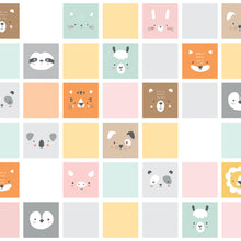 Carregar imagem no visualizador da galeria, Papel de Parede Animais Geométricos