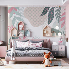 Carregar imagem no visualizador da galeria, Papel de Parede Floral Rosa