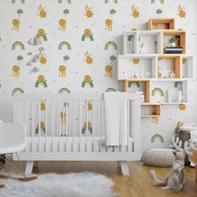 Carregar imagem no visualizador da galeria, Papel de Parede Leão e Nuvens