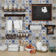 Carregar imagem no visualizador da galeria, Papel de Parede Azulejo 006