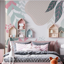 Carregar imagem no visualizador da galeria, Papel de Parede Floral Rosa