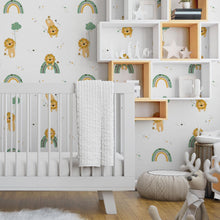 Carregar imagem no visualizador da galeria, Papel de Parede Leão e Nuvens