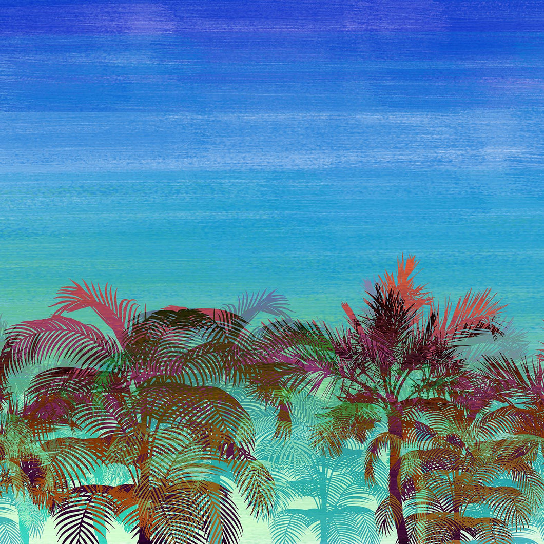 Papel de Parede Árvores Aquarela