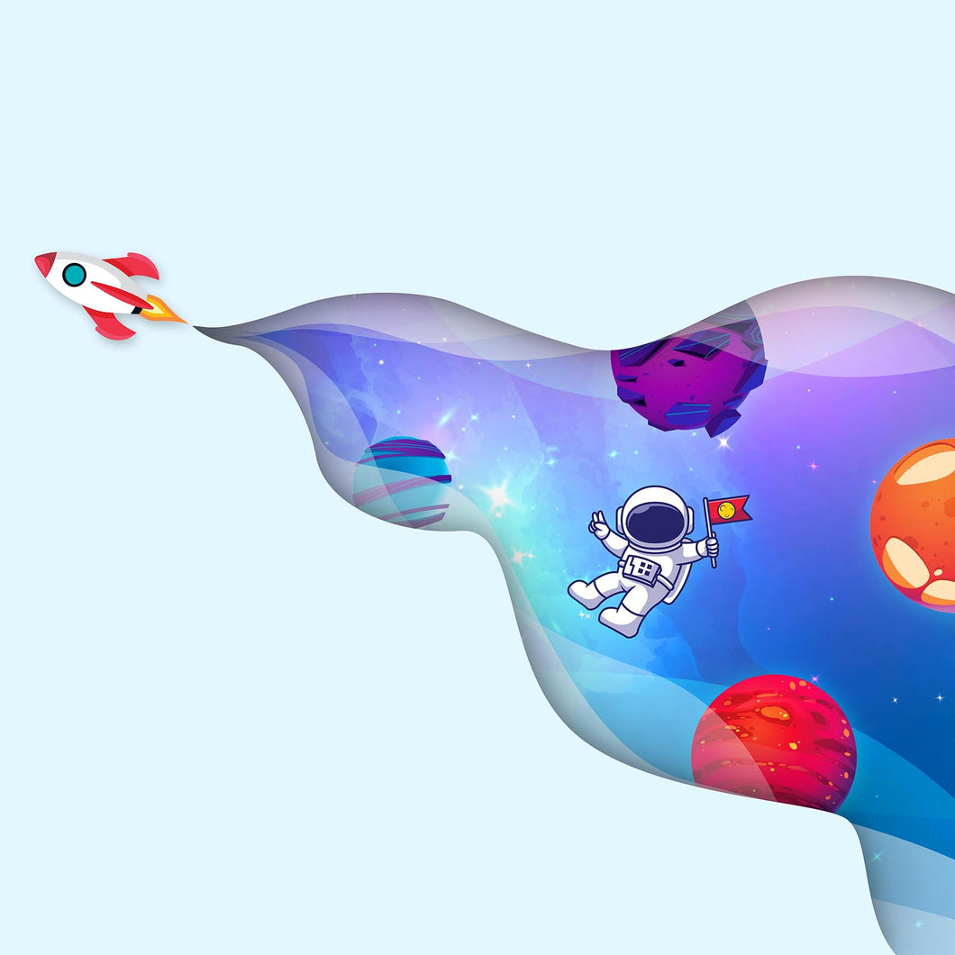 Papel de Parede Espaço Divertido
