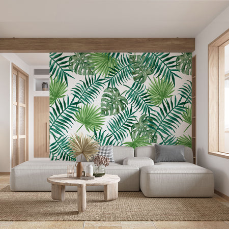 Papel de Parede Pintura Tropical 2