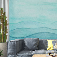 Carregar imagem no visualizador da galeria, Papel de Parede Mar Aquarela
