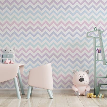 Papel de Parede Chevron Ondas