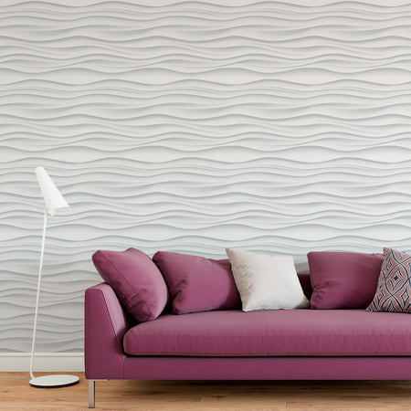 Papel de Parede Textura Ondular 3D 078