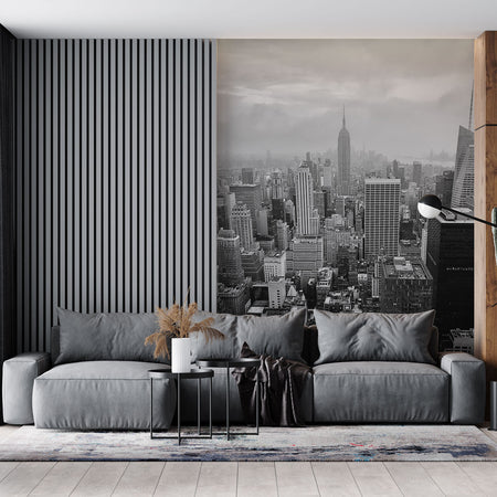 Papel de Parede New York Empire State Gray