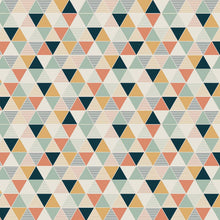 Carregar imagem no visualizador da galeria, Papel de Parede Triângulos Coloridos
