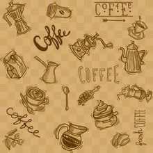 Carregar imagem no visualizador da galeria, Papel de Parede Coffee Time
